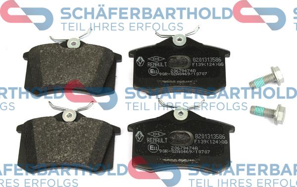 Schferbarthold 315 28 228 01 11 - Brake Pad Set, disc brake autospares.lv