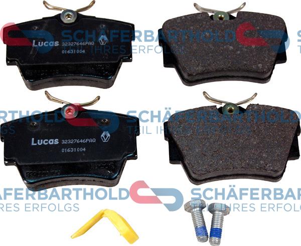 Schferbarthold 315 28 227 01 11 - Brake Pad Set, disc brake autospares.lv