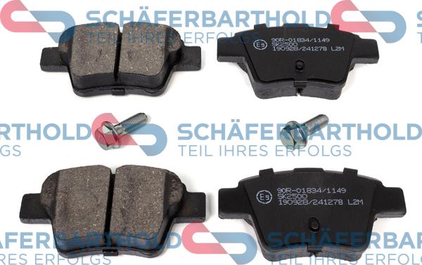 Schferbarthold 315 27 091 01 11 - Brake Pad Set, disc brake autospares.lv