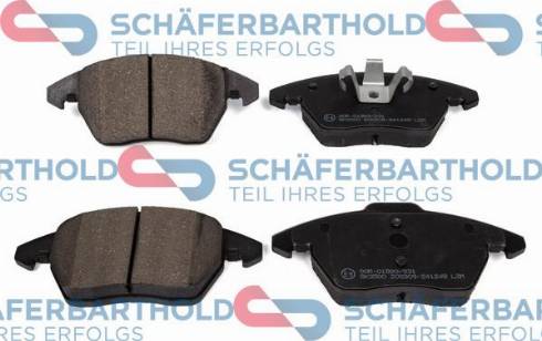 Schferbarthold 315 27 092 01 11 - Brake Pad Set, disc brake autospares.lv