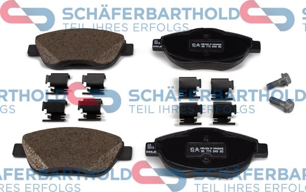 Schferbarthold 315 27 058 01 11 - Brake Pad Set, disc brake autospares.lv