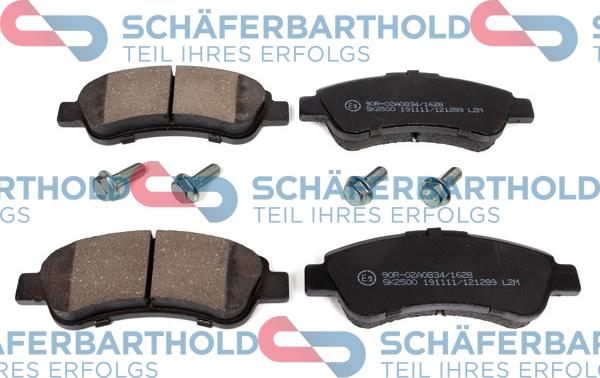 Schferbarthold 315 27 003 01 11 - Brake Pad Set, disc brake autospares.lv