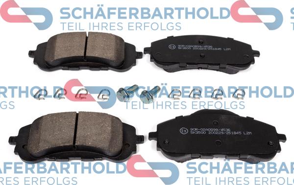 Schferbarthold 315 27 083 01 11 - Brake Pad Set, disc brake autospares.lv