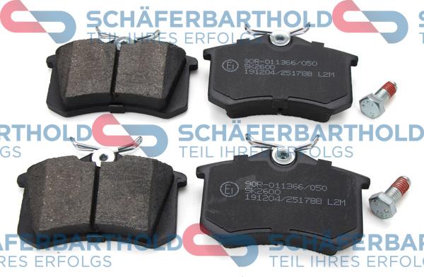 Schferbarthold 315 27 078 01 11 - Brake Pad Set, disc brake autospares.lv