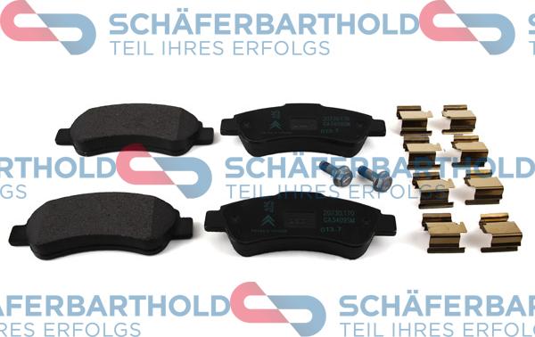 Schferbarthold 315 27 150 01 11 - Brake Pad Set, disc brake autospares.lv