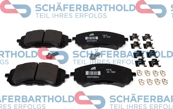 Schferbarthold 315 27 103 01 11 - Brake Pad Set, disc brake autospares.lv