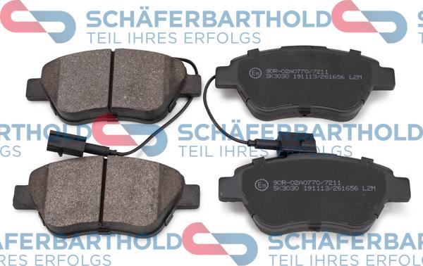 Schferbarthold 315 27 118 01 11 - Brake Pad Set, disc brake autospares.lv