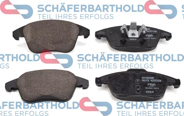 Schferbarthold 315 27 135 01 11 - Brake Pad Set, disc brake autospares.lv