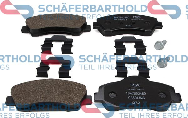 Schferbarthold 315 27 132 01 11 - Brake Pad Set, disc brake autospares.lv