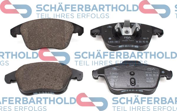 Schferbarthold 315 27 137 01 11 - Brake Pad Set, disc brake autospares.lv