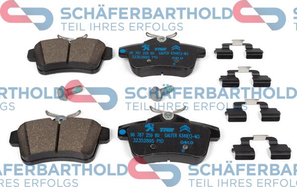 Schferbarthold 315 27 129 01 11 - Brake Pad Set, disc brake autospares.lv