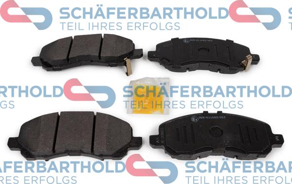 Schferbarthold 315 27 124 01 11 - Brake Pad Set, disc brake autospares.lv