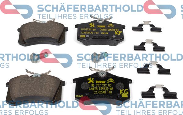 Schferbarthold 315 27 126 01 11 - Brake Pad Set, disc brake autospares.lv