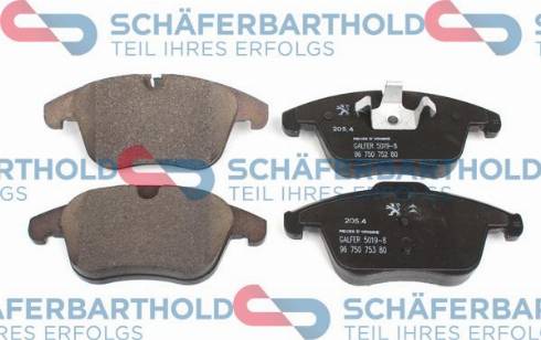 Schferbarthold 315 27 295 01 11 - Brake Pad Set, disc brake autospares.lv