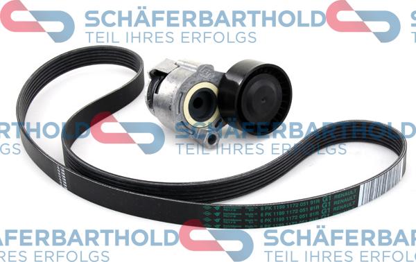 Schferbarthold 310 28 536 01 11 - V-Ribbed Belt Set autospares.lv