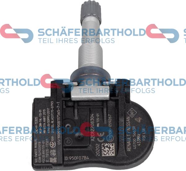 Schferbarthold 317 28 175 01 11 - Wheel Sensor, tyre pressure control system autospares.lv