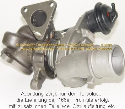 Schlütter Turbolader 166-09070EOL - Charger, charging system autospares.lv