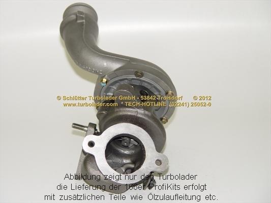 Schlütter Turbolader 166-09070 - Charger, charging system autospares.lv