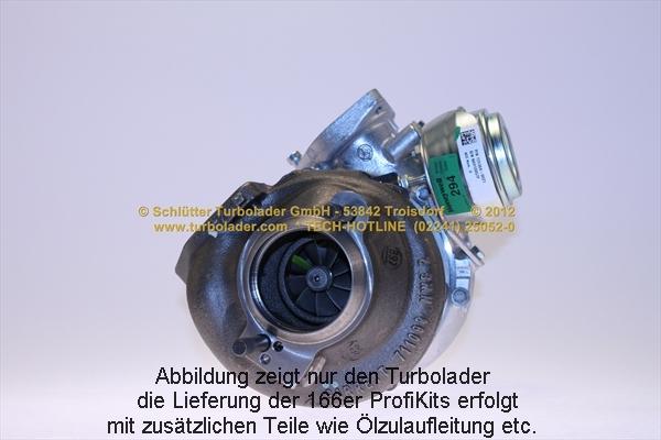 Schlütter Turbolader 166-09295EOL - Charger, charging system autospares.lv