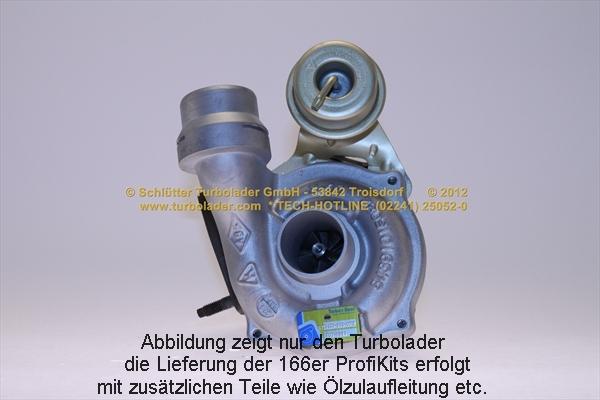 Schlütter Turbolader 166-09255 - Charger, charging system autospares.lv