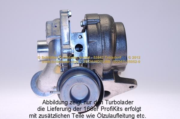 Schlütter Turbolader 166-09265 - Charger, charging system autospares.lv