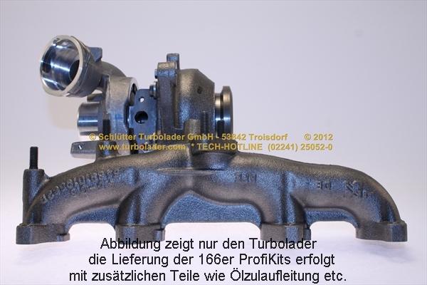 Schlütter Turbolader 166-04010 - Charger, charging system autospares.lv