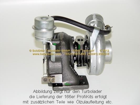 Schlütter Turbolader 166-05020 - Charger, charging system autospares.lv