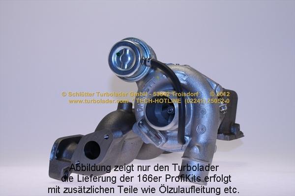 Schlütter Turbolader 166-05111 - Charger, charging system autospares.lv