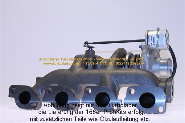 Schlütter Turbolader 166-05111 - Charger, charging system autospares.lv