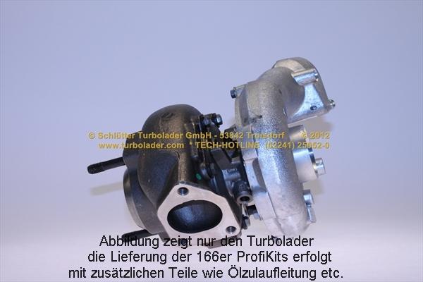 Schlütter Turbolader 166-00455 D - Charger, charging system autospares.lv