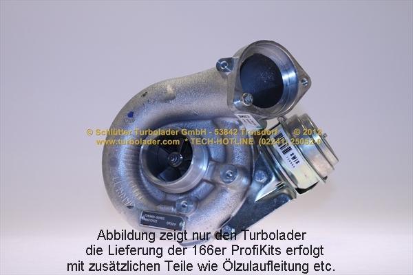 Schlütter Turbolader 166-00455 - Charger, charging system autospares.lv