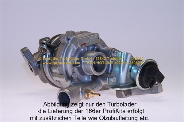 Schlütter Turbolader 166-00485 - Charger, charging system autospares.lv