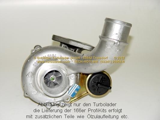 Schlütter Turbolader 166-00425 - Charger, charging system autospares.lv