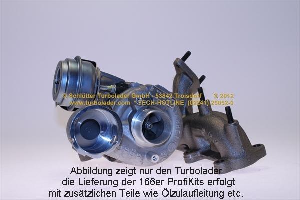 Schlütter Turbolader 166-00420 - Charger, charging system autospares.lv