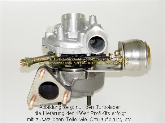 Schlütter Turbolader 166-00550 - Charger, charging system autospares.lv