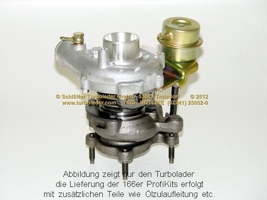 Schlütter Turbolader PRO-00520 - Charger, charging system autospares.lv