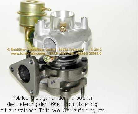 Schlütter Turbolader 166-00500 - Charger, charging system autospares.lv