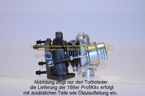Schlütter Turbolader 166-00510 - Charger, charging system autospares.lv
