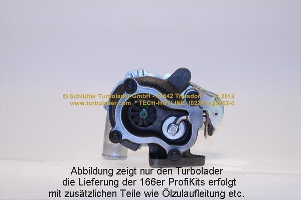 Schlütter Turbolader 166-00510 - Charger, charging system autospares.lv