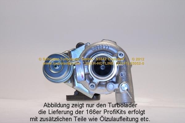 Schlütter Turbolader 166-00510 - Charger, charging system autospares.lv