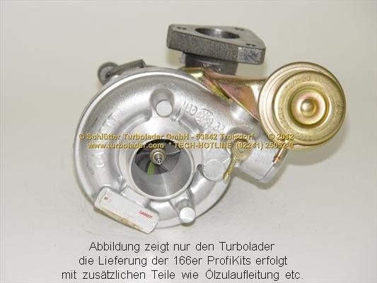 Schlütter Turbolader 166-00540 - Charger, charging system autospares.lv