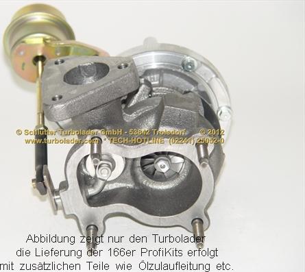 Schlütter Turbolader 166-00540 - Charger, charging system autospares.lv