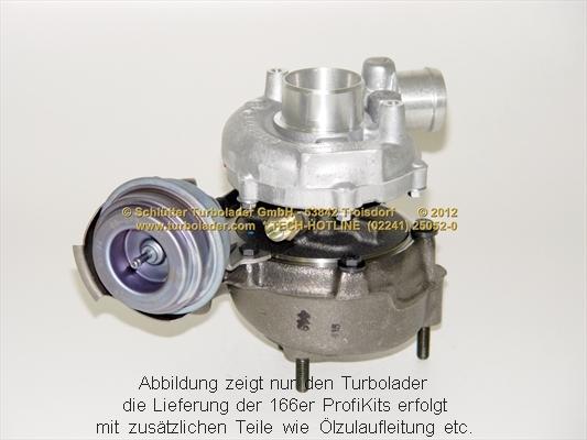 Schlütter Turbolader 166-00620 - Charger, charging system autospares.lv