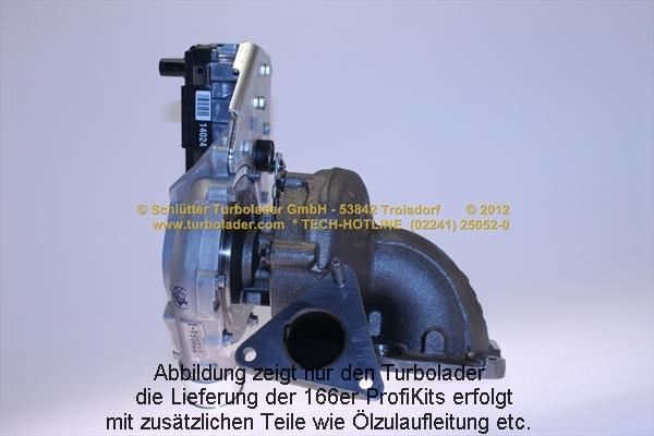 Schlütter Turbolader 166-00055 - Charger, charging system autospares.lv