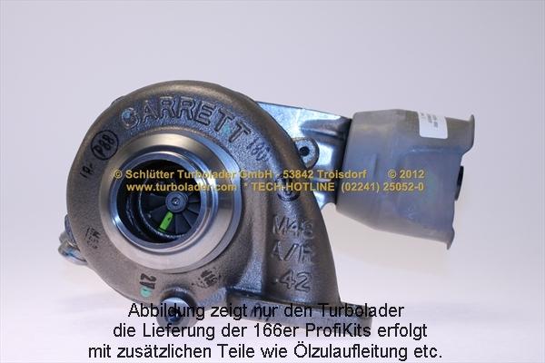 Schlütter Turbolader 166-00068 - Charger, charging system autospares.lv