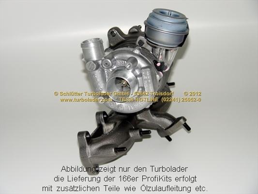 Schlütter Turbolader 166-00010 - Charger, charging system autospares.lv