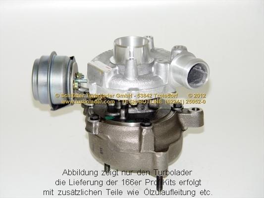 Schlütter Turbolader 166-00100 - Charger, charging system autospares.lv