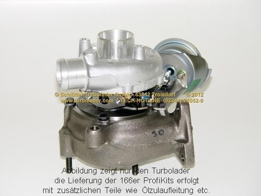 Schlütter Turbolader 166-00100 - Charger, charging system autospares.lv