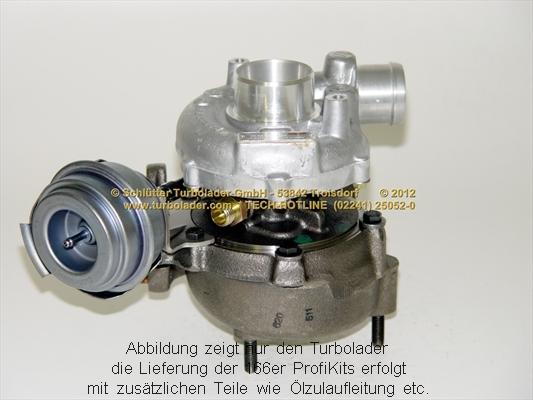 Schlütter Turbolader 166-00100 - Charger, charging system autospares.lv