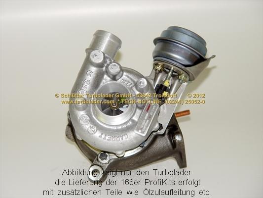 Schlütter Turbolader 166-00130 - Charger, charging system autospares.lv